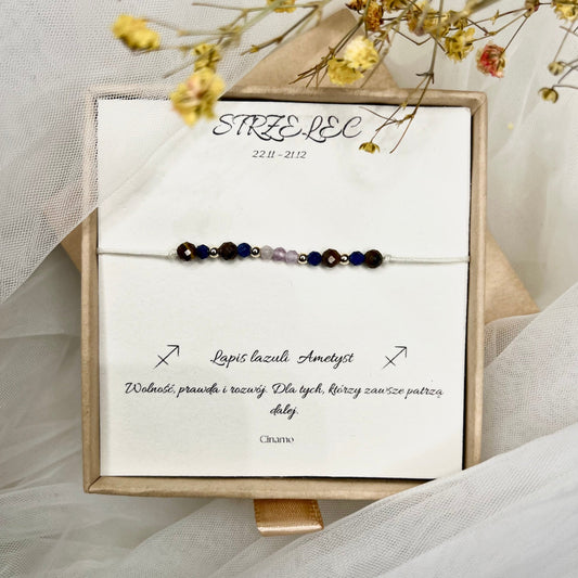 Bransoletka dla zodiakalnego Strzelca