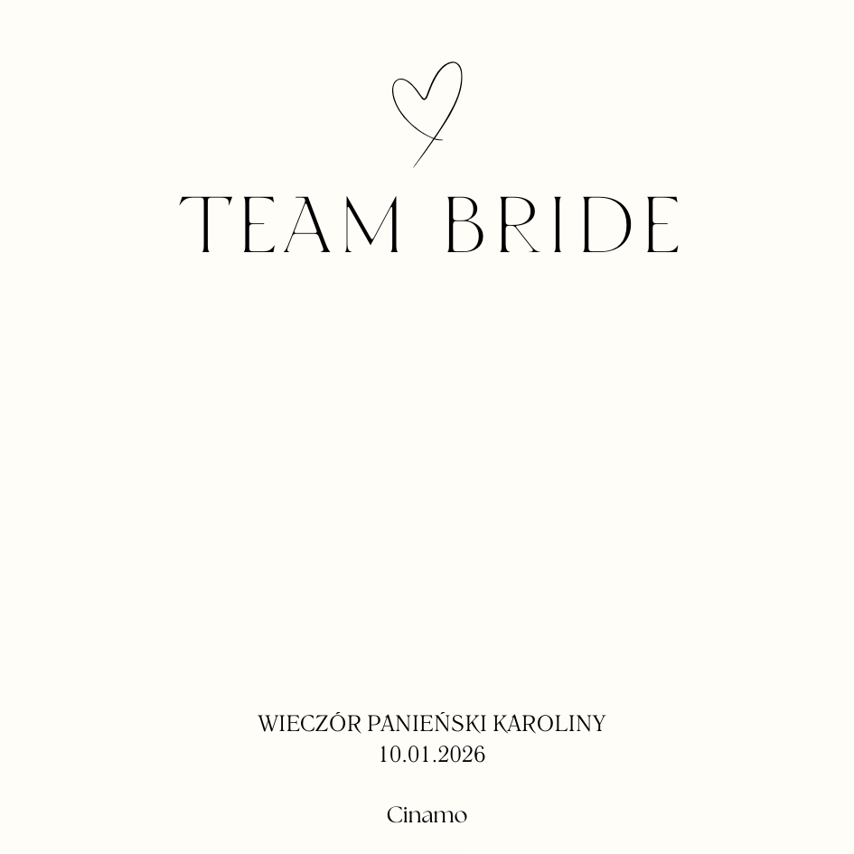 TEAM BRIDE