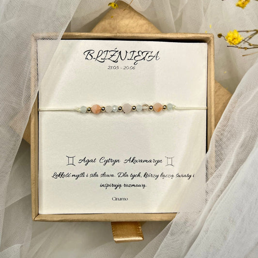 Bransoletka dla zodiakalnych Bliźniąt