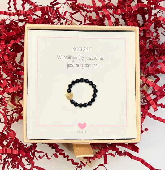 Pierścionek z turmalinu